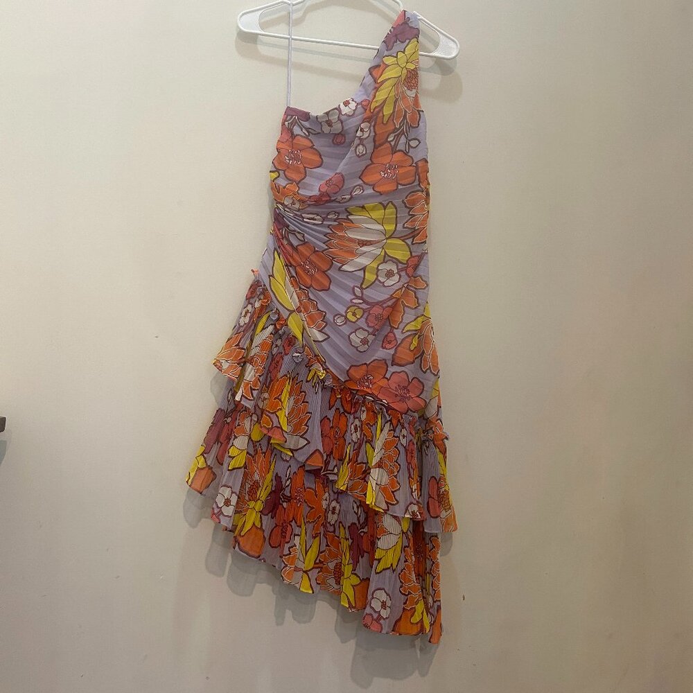Ungaro Lana Asymmetrical Midi Dress